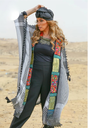 Hand-Embroidered Kaftan