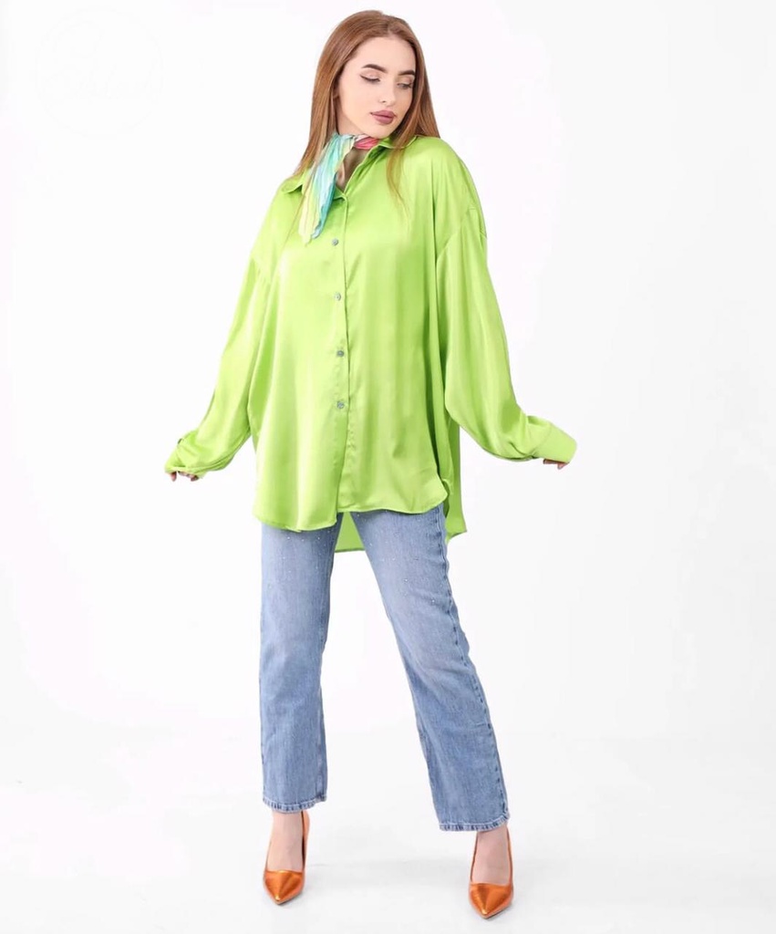 Satin Plain Classic Shirt