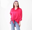 Satin Plain Classic Shirt