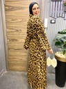 Leopard Chiffon Skirt Set
