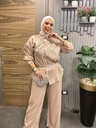 Easy on Metallic Two Piece Set