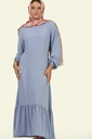 Plain Lemon Maxi Dress