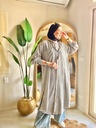 Multi Stripe Shirt Dress