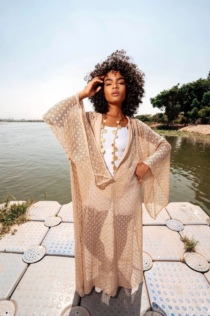 Morjana Crochet Cover-Up Dress