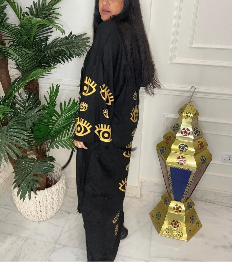 EYOUN Fringes Kaftan