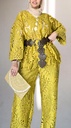 Giupure Leaves Pants Set
