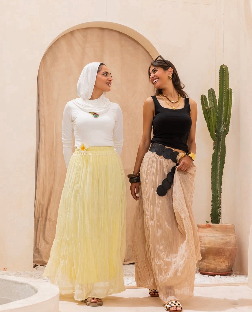 Chiffon Crinkle Skirt