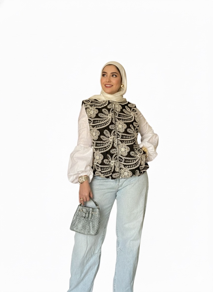 Threaded Giupure Vest