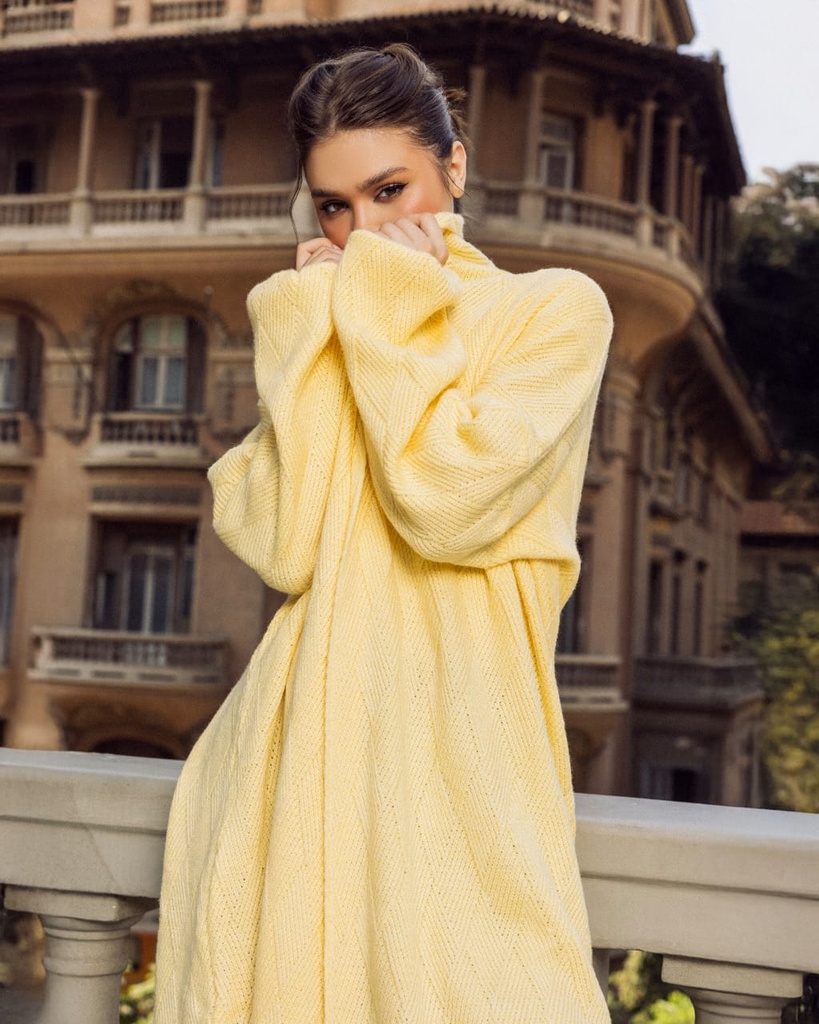 Layered Knit Cardigan