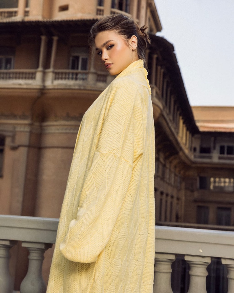 Layered Knit Cardigan