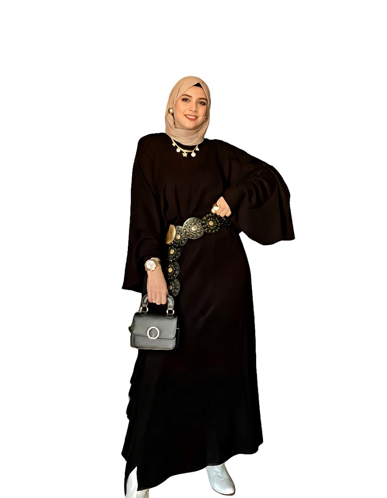 Ruffled Skirt-Blouse Suit