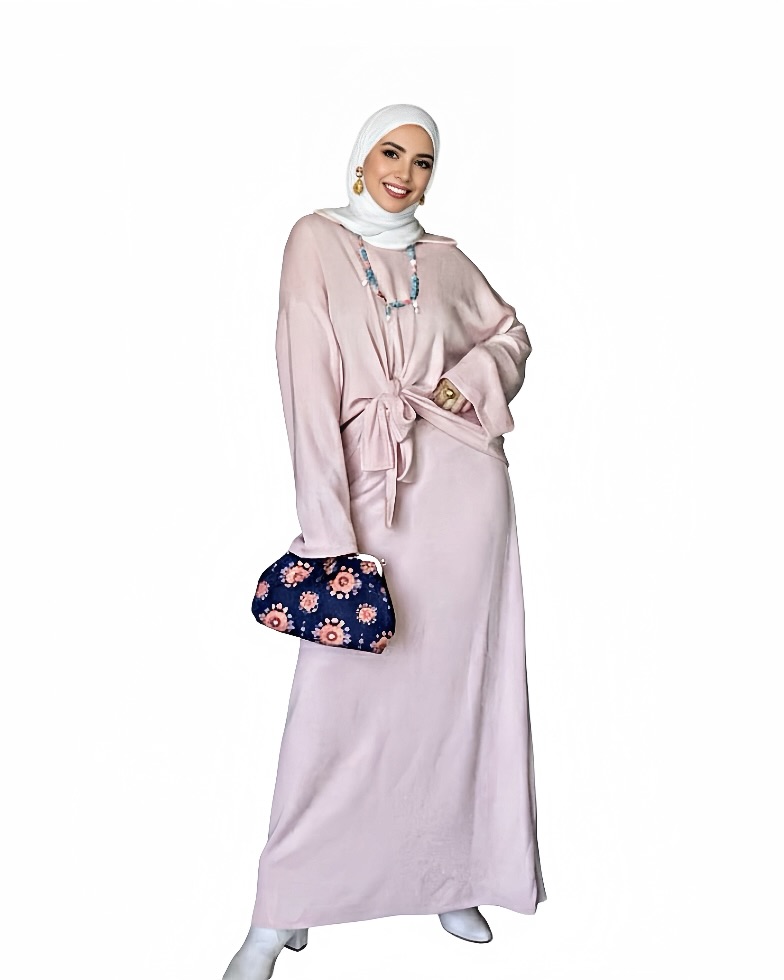  Skirt Tie-Blouse Suit