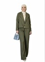 Embellished Short-Jacket Pants Suit