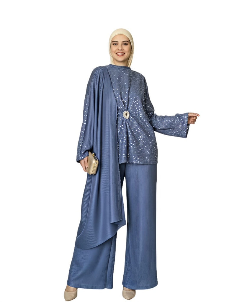 Fully Pleated Ruched Suit
