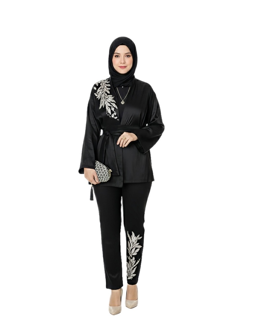 Shoulder-Embroidered Suit