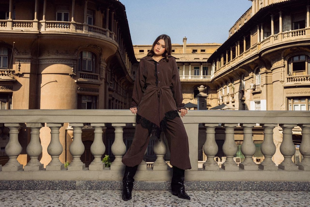 Rosaline Mesh Fringe Suit