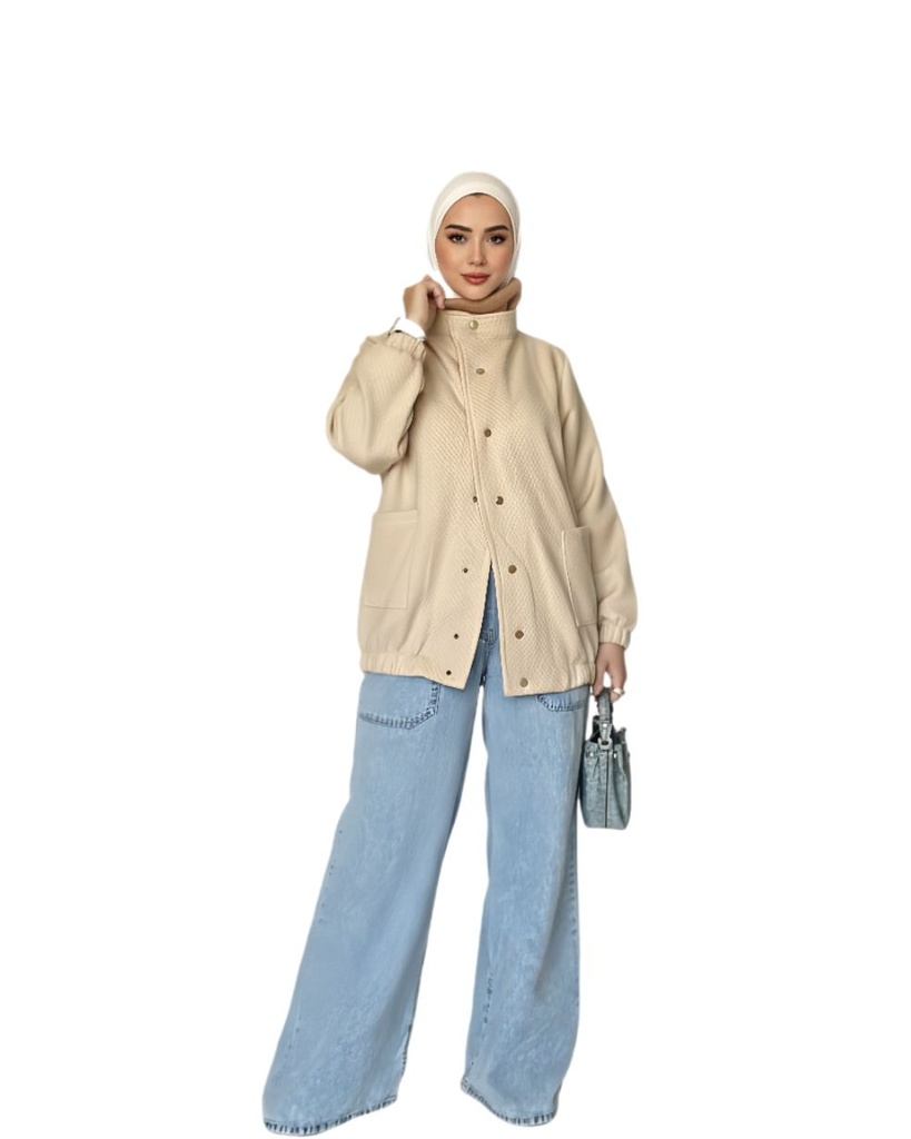 Textured Snap-Button Shirt