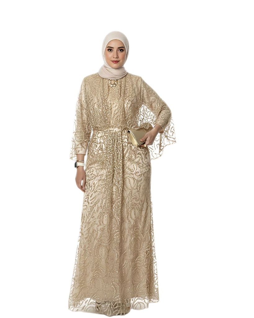 Beaded Layered Dress