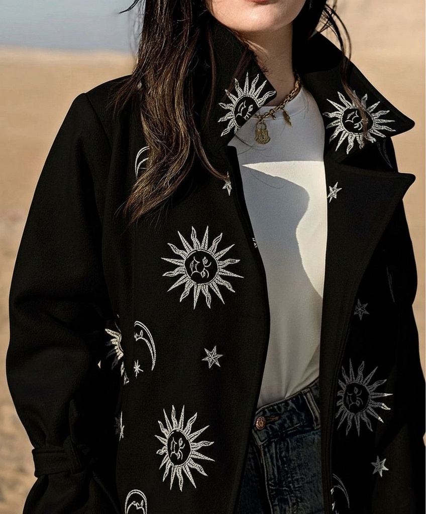 Wool Aristo Print Coat