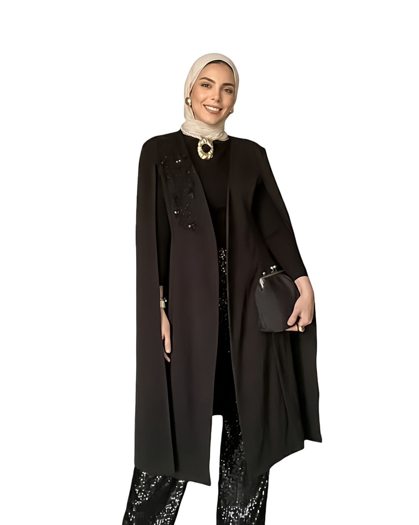 Embellished Jacket Set