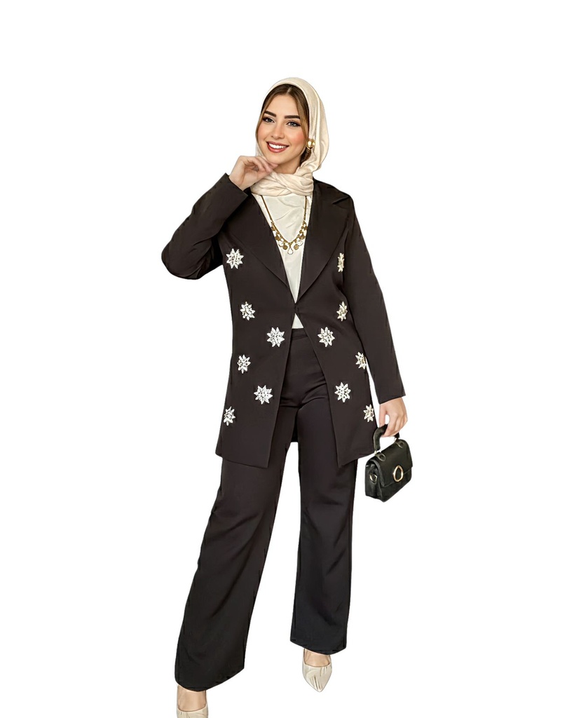 Crystal-Embellished Suit