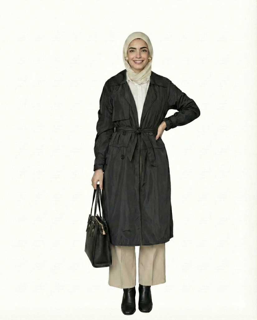 Versatile Long Trench Coat