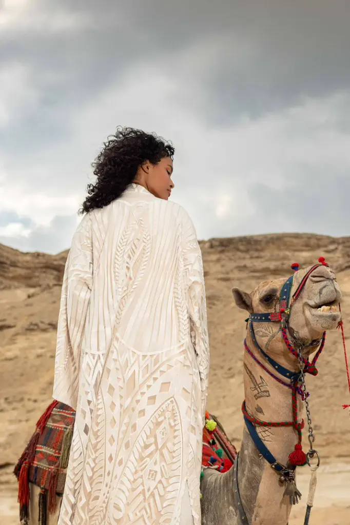 Textured Statement Kaftan