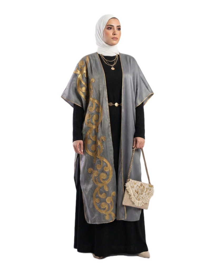 Refined Satin Kimono