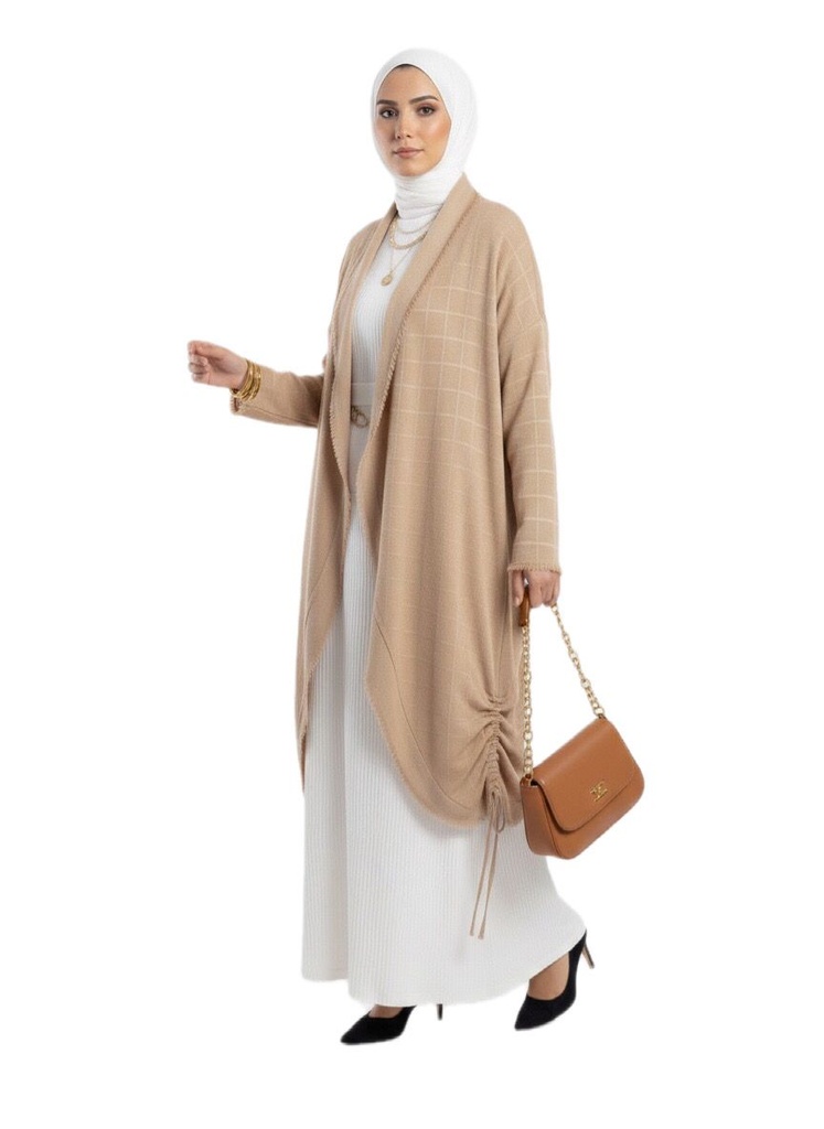 Linen Shredded Kimono 