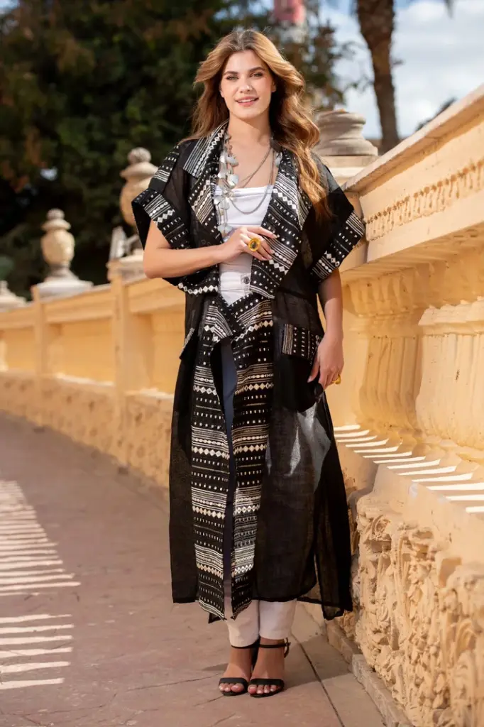 Moon Light Linen Kaftan