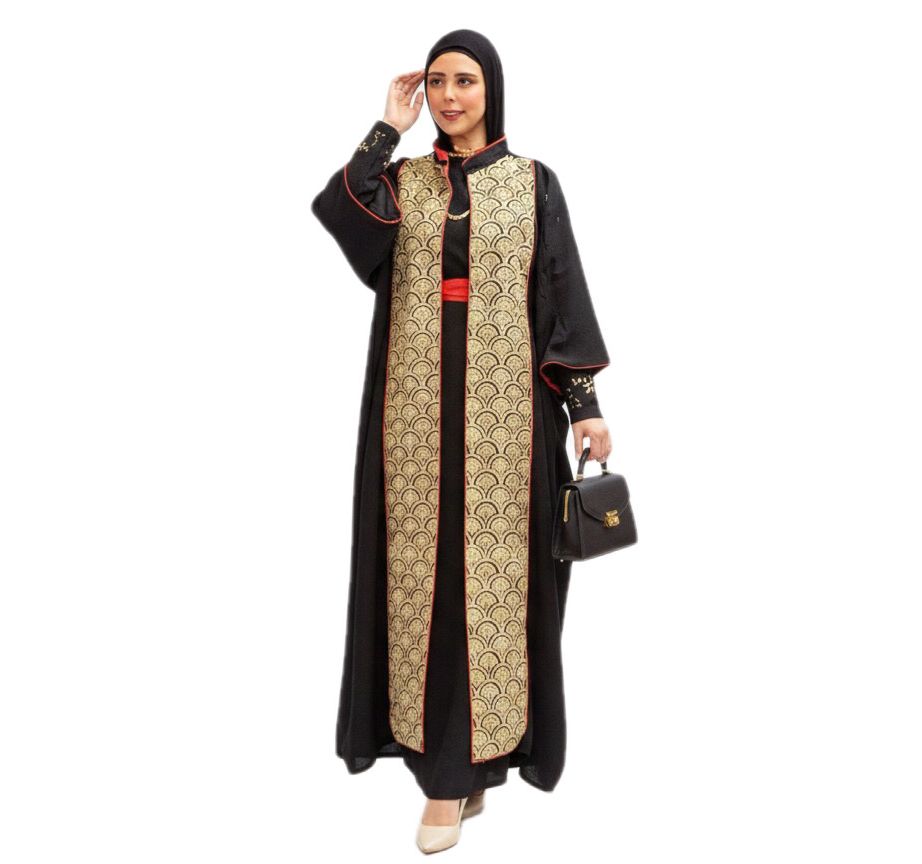 AICHA Gold Strap Kaftan