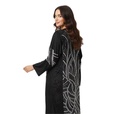 Statement Silver Embroidered Kaftan