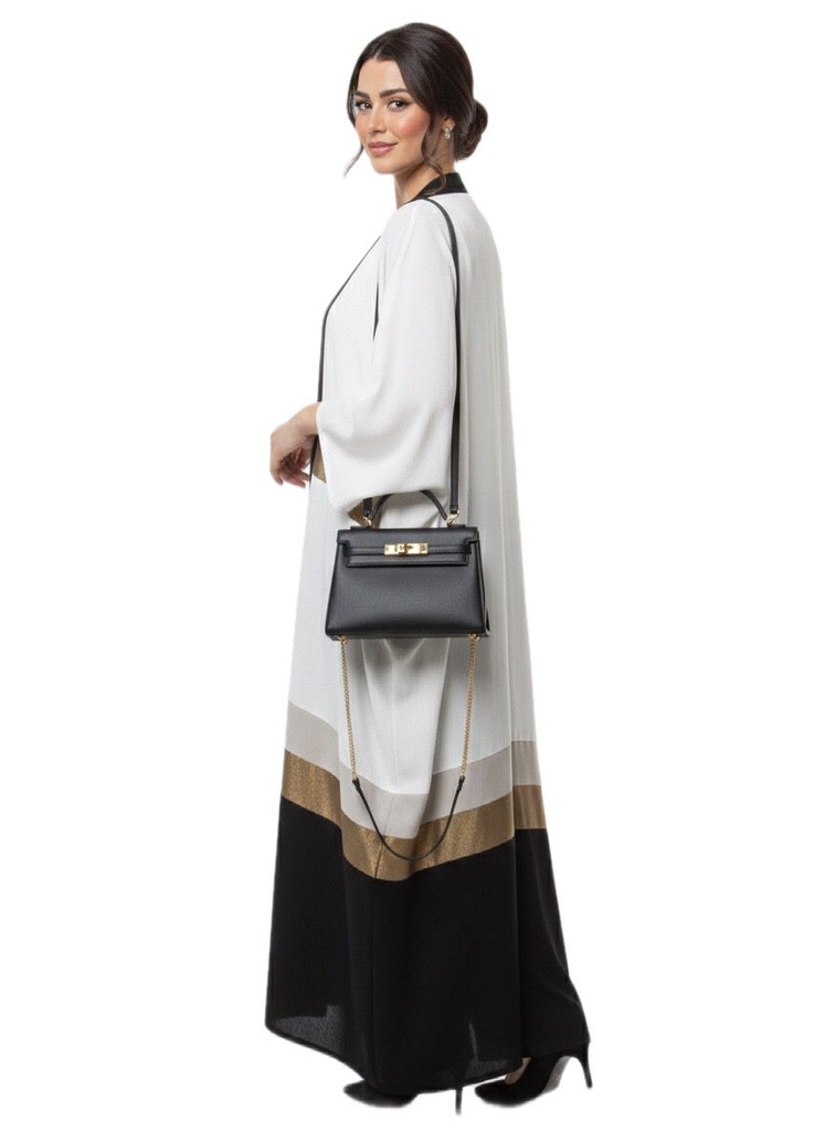 Delicate Striped Kaftan