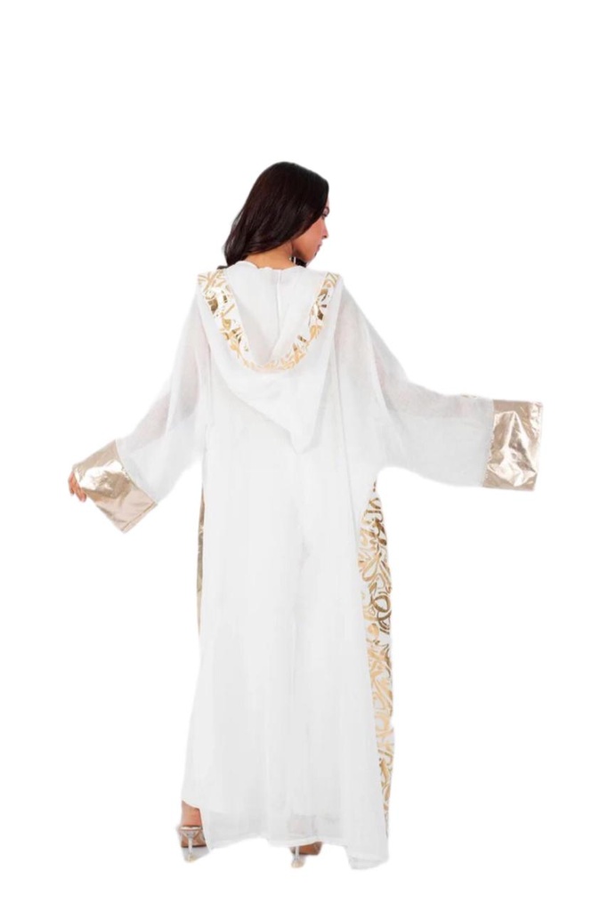 Ramadan Gold Printed Kaftan