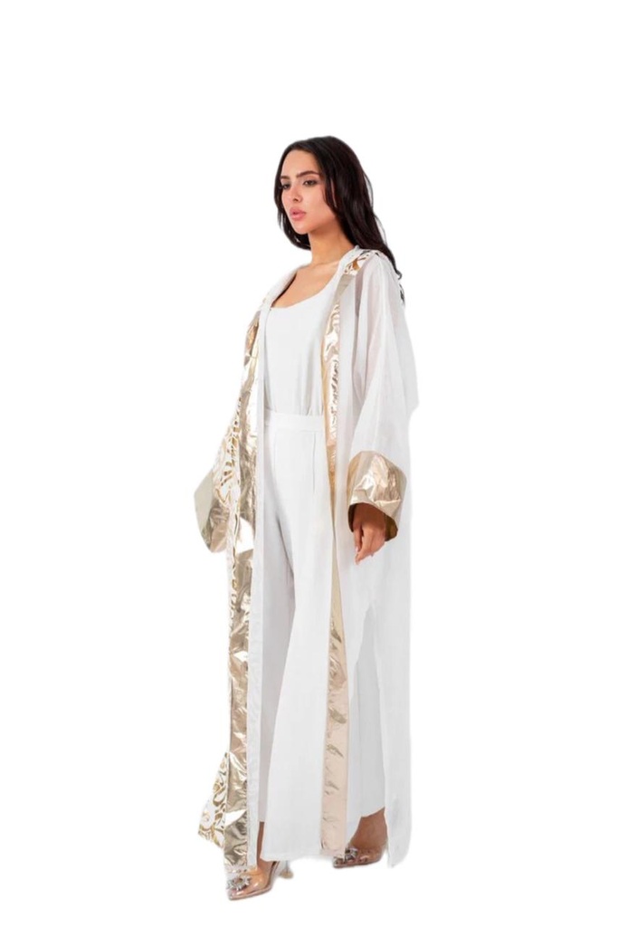 Ramadan Gold Printed Kaftan