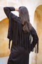 Suede Fringe Suit