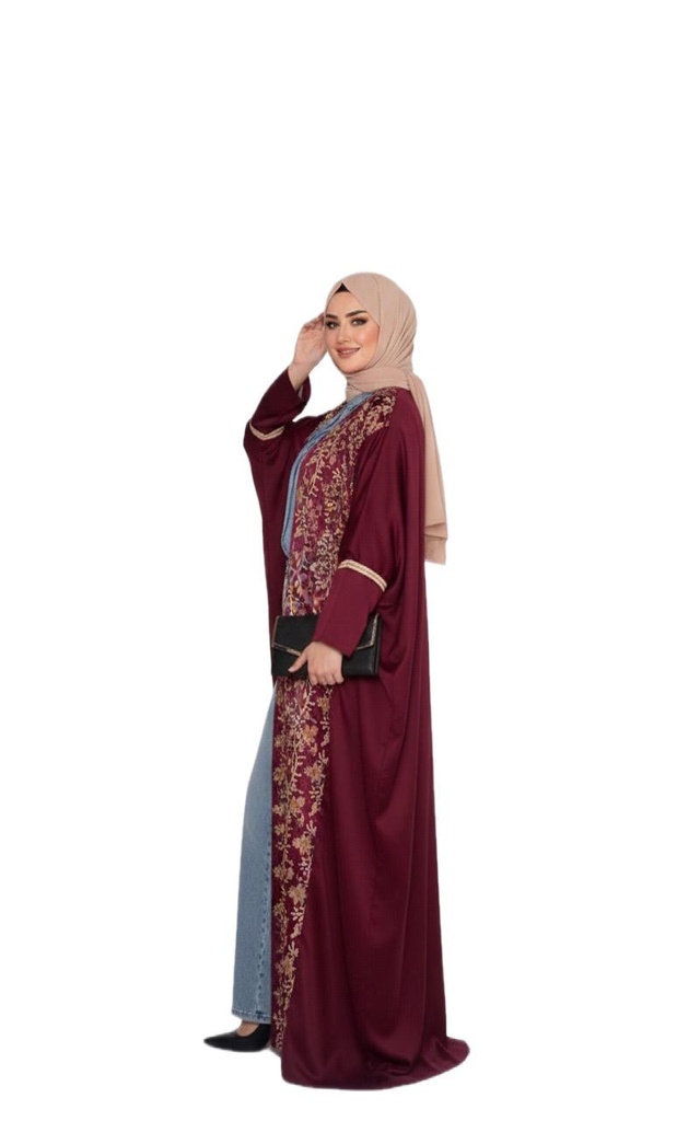 Royal Vine Embroidered Kaftan
