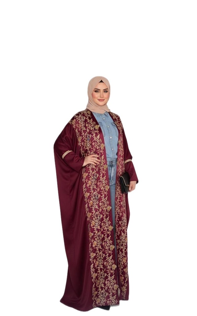 Royal Vine Embroidered Kaftan