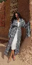 Abstract Sequin Kaftan