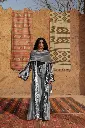 Metallic Velvet kaftan