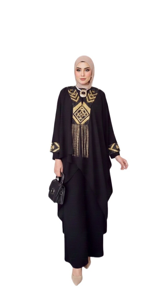 Geometric Embroidered Set