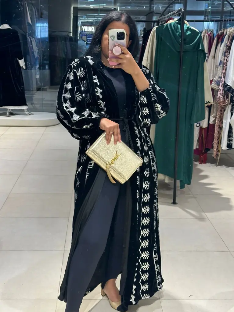 Velvet Heritage Embroidered Kaftan
