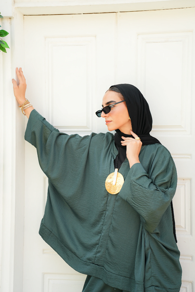 Elegant Berry Flowy Suit