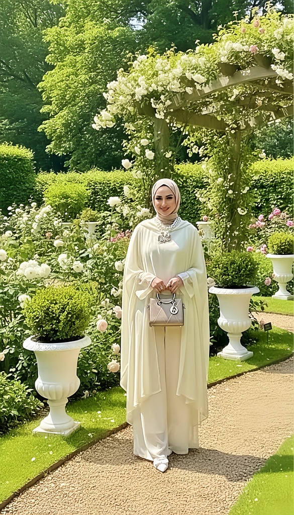 Flowy Chiffon Layered Suit