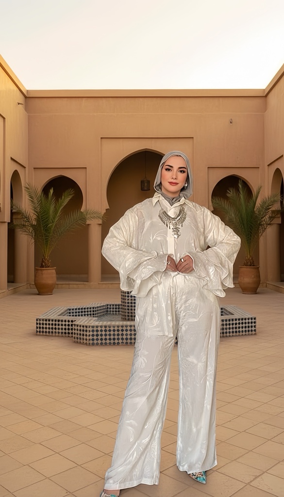 Soft Textured Shirt Suit