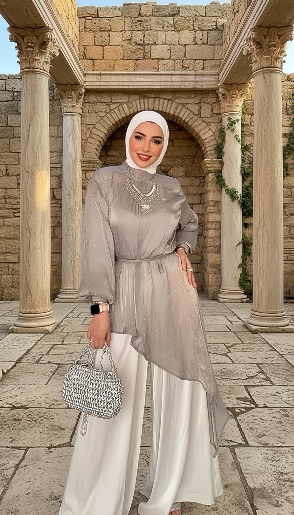 Bling Sided Organza Top