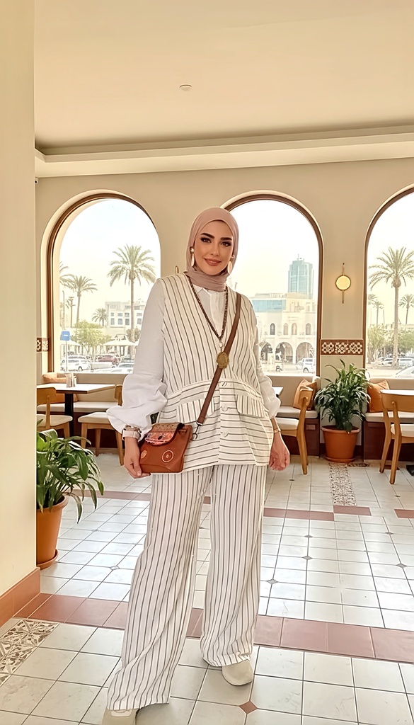 Sparkle Stripe Summer Suit