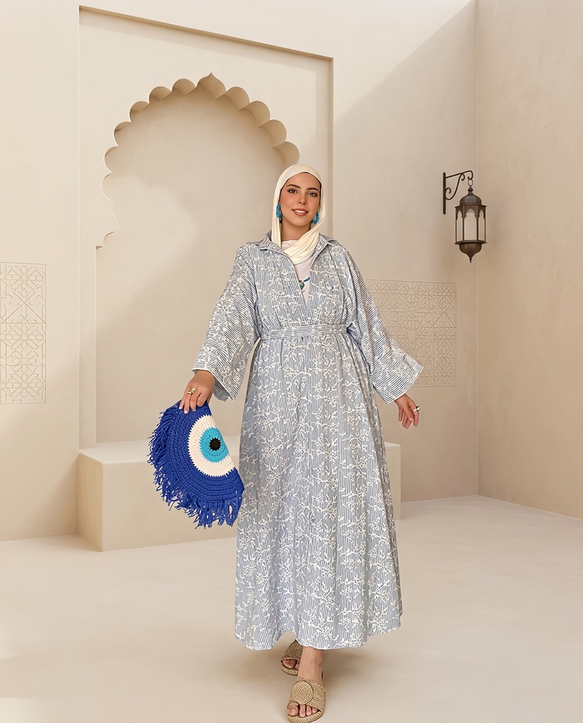 Raised Thread Embroidered Dress