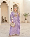Elegant Embroidered Linen Abaya