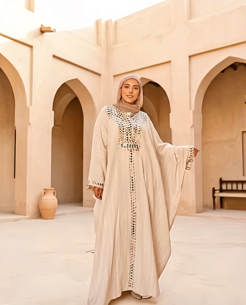 Crystal Embellished Abaya